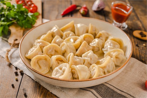 Пельмени со свининой и говядиной замороженные, весовые Доставка 1057152