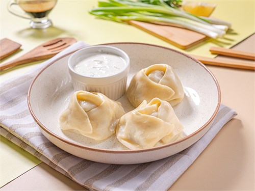 Манты со свининой и говядиной 3 шт Доставка  1057067