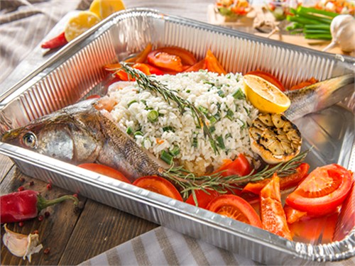 Банкет-бокс с судаком и овощами Доставка  1089764