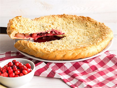 Пирог с грушей и клюквой 1000895