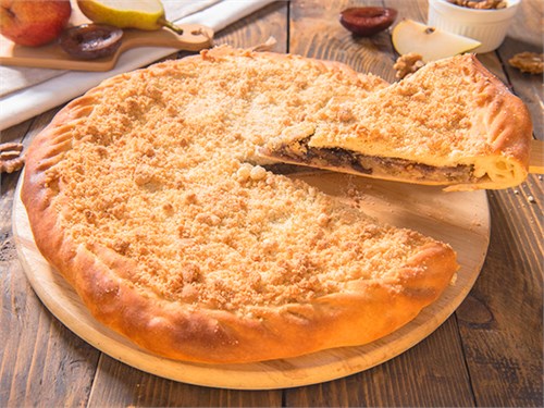 Пирог с грушей бананом и грецким орехом Доставка  1092494