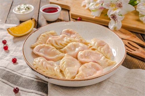 Вареники с вишней и творогом замороженные, весовые Доставка 1098264