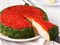 Торт с красной икрой и блинами Доставка 1000707