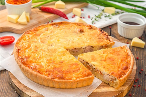 Киш с курицей, моцареллой и картофелем 1071846