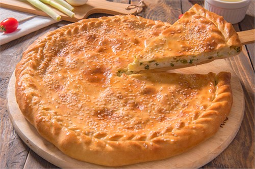 Пирог с луком и яйцом  1092419