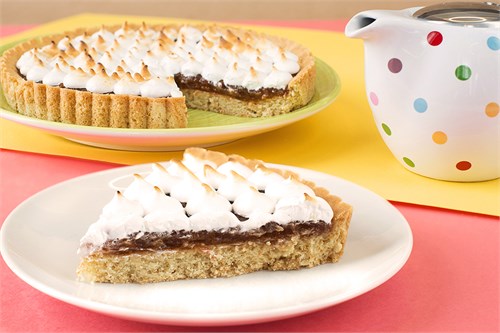 Тарт с абрикосом и меренгой 1026965