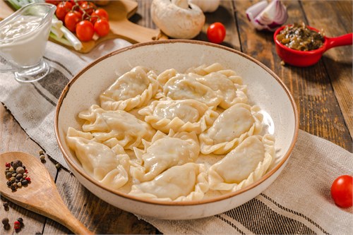 Вареники с картофелем и грибами замороженные, весовые 1056948