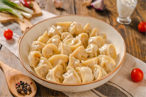 Пельмени с говядиной и курицей замороженные, весовые 1057118