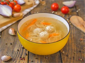 {{photo.Alt || photo.Description || 'Куриный бульон с фрикадельками Доставка (бизнес-ланч)'}}