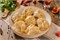 Манты с крученой бараниной замороженные, весовые 1056982