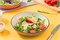 Салат с рукколой, яблоком и пармезаном 1067789