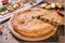 Пирог с картофелем и грибами 1000905